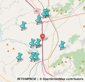 Mappa A1 - Autostrada del Sole, 81057 Teano CE, Italia (3.87273)