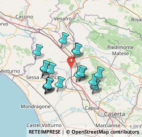 Mappa A1 - Autostrada del Sole, 81057 Teano CE, Italia (12.566)