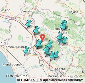 Mappa Via C. Colombo, 81051 Pietramelara CE, Italia (12.965)