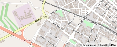 Mappa Trani