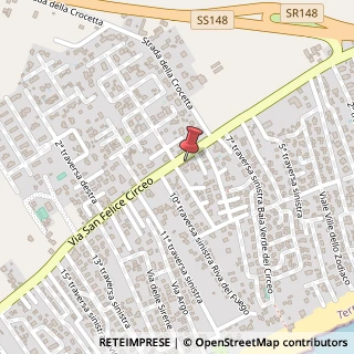 Mappa Via San Felice Circeo, Km 8.200, 04019 Terracina, Latina (Lazio)