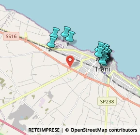 Mappa Complanare Est, 76125 Trani BT, Italia (1.8335)