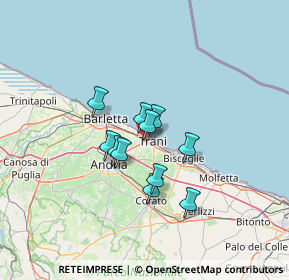 Mappa Complanare Est, 76125 Trani BT, Italia (9.56273)