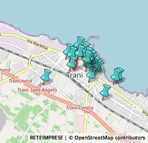 Mappa Via Simone de Brado, 76125 Trani BT, Italia (0.5525)