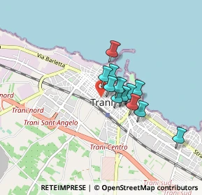 Mappa Via Simone de Brado, 76125 Trani BT, Italia (0.5925)