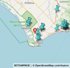 Mappa Via Monte Tomba, 04017 Terracina LT, Italia (9.077)