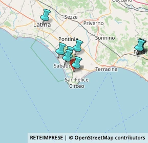 Mappa Via Monte Tomba, 04017 Terracina LT, Italia (26.116)