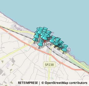 Mappa Via Stendardi, 70059 Trani BT, Italia (0.84056)