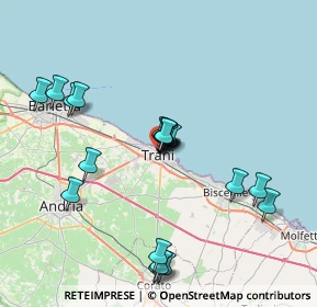 Mappa Via Montebello, 76125 Trani BT, Italia (7.726)