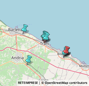 Mappa Via Stendardi, 76125 Trani BT, Italia (5.6275)