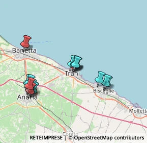 Mappa Via Felicita Nigretti, 76125 Trani BT, Italia (8.228)