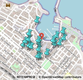 Mappa Via Zanardelli, 76125 Trani BT, Italia (0.205)