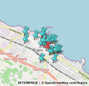 Mappa Vico Corte Canina, 76125 Trani BT, Italia (0.529)