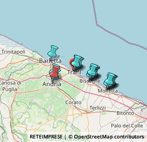 Mappa Via Sant'Agostino, 76125 Trani BT, Italia (10.319)