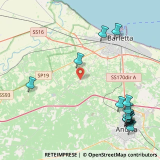 Mappa Via S. Procopio, 76121 Barletta BT, Italia (6.51533)