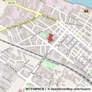 Mappa Corso Matteo Renato Imbriani, 196, 70059 Trani, Barletta-Andria-Trani (Puglia)