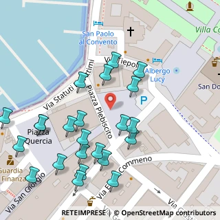Mappa Piazza Plebiscito, 76125 Trani BT, Italia (0.06957)