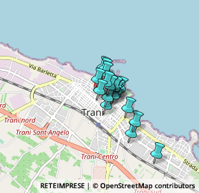 Mappa Via Festa Campanile, 76125 Trani BT, Italia (0.447)