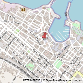 Mappa Piazza Campo dei Longobardi, 25, 76125 Trani, Barletta-Andria-Trani (Puglia)