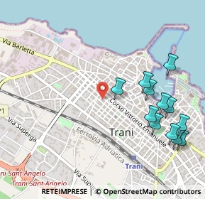 Mappa Via Palestro, 76125 Trani BT, Italia (0.62917)