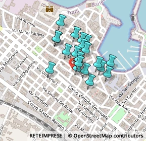 Mappa Via Carrettieri, 76125 Trani BT, Italia (0.152)