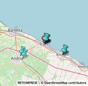 Mappa Via Carrettieri, 76125 Trani BT, Italia (3.72615)