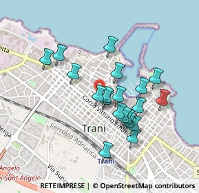 Mappa Via Carrettieri, 76125 Trani BT, Italia (0.414)