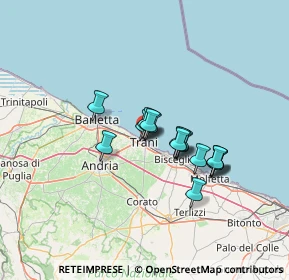 Mappa Via Carrettieri, 76125 Trani BT, Italia (10.23313)