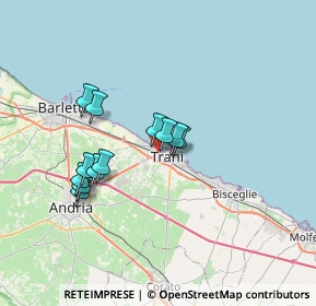 Mappa SP  Trani-Andria Km. 1, 76125 Trani BT, Italia (6.22083)