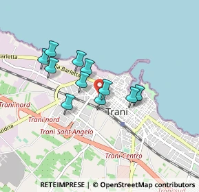 Mappa Via Valdemaro Vecchi, 76125 Trani BT, Italia (0.72909)