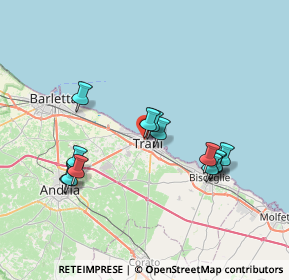 Mappa Via Valdemaro Vecchi, 76125 Trani BT, Italia (7.37231)