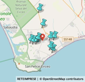 Mappa Piazza 4 Ottobre, 04017 San felice Circeo LT, Italia (2.27182)