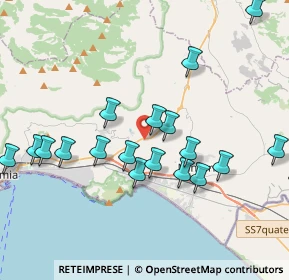 Mappa SR  630 Formia Cassino km. 28400, 04026 Minturno LT, Italia (4.779)