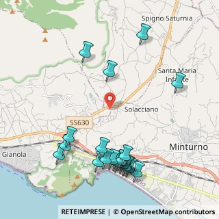Mappa SR 630 Formia Cassino km. 28400, 04023 Formia LT (2.632)