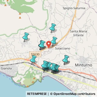 Mappa SR 630 Formia Cassino km. 28400, 04023 Formia LT (1.945)