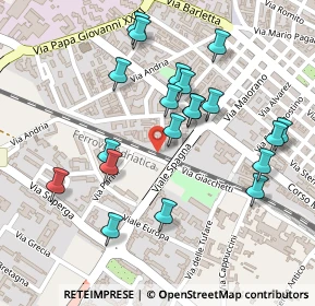 Mappa Via Giachetti, 76125 Trani BT, Italia (0.256)