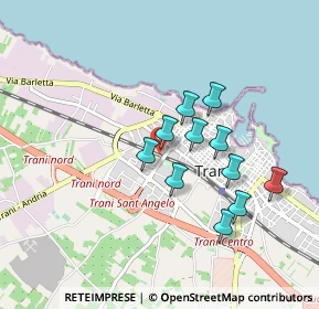 Mappa Via Giachetti, 76125 Trani BT, Italia (0.78636)