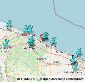 Mappa Via Mario Pagano, 76125 Trani BT, Italia (16.922)