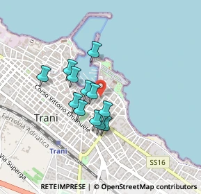 Mappa Via Goffredo da Trani, 76125 Trani BT, Italia (0.34917)