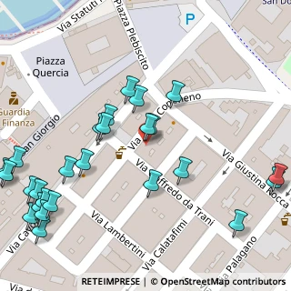 Mappa Via Elena Comneno, 76125 Trani BT, Italia (0.06923)