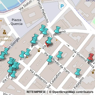 Mappa Via Goffredo da Trani, 76125 Trani BT, Italia (0.06923)