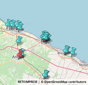 Mappa Via Giuseppe Basile, 76125 Trani BT, Italia (7.7945)