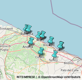 Mappa Via Margherita di Borgogna, 70059 Trani BT, Italia (10.61333)