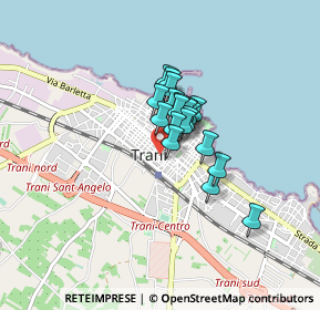 Mappa Via Umberto I, 76125 Trani BT, Italia (0.5145)