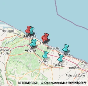 Mappa Via Umberto I, 76125 Trani BT, Italia (11.04)