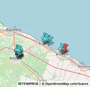 Mappa Via Tasselgardo, 76125 Trani BT, Italia (8.5075)