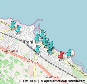 Mappa Via Tasselgardo, 76125 Trani BT, Italia (0.74417)