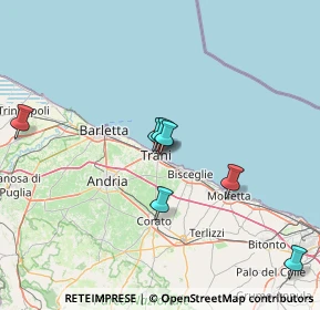 Mappa Via Tasselgardo, 76125 Trani BT, Italia (24.93)