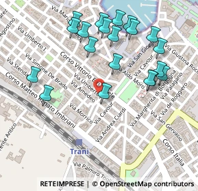 Mappa Via Edoardo Fusco, 76125 Trani BT, Italia (0.2885)