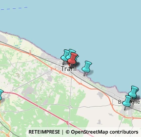 Mappa Via Edoardo Fusco, 76125 Trani BT, Italia (3.8875)